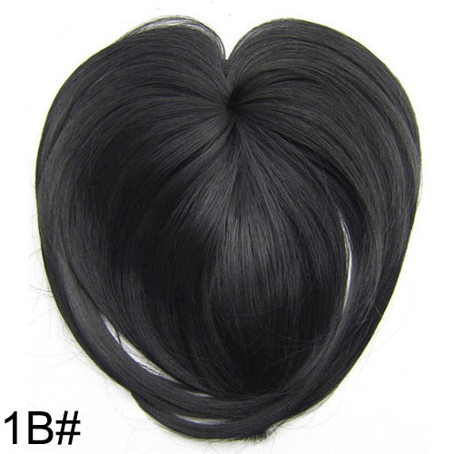 High Temperature Silk Chemical Fiber Wig Top Heart Bangs