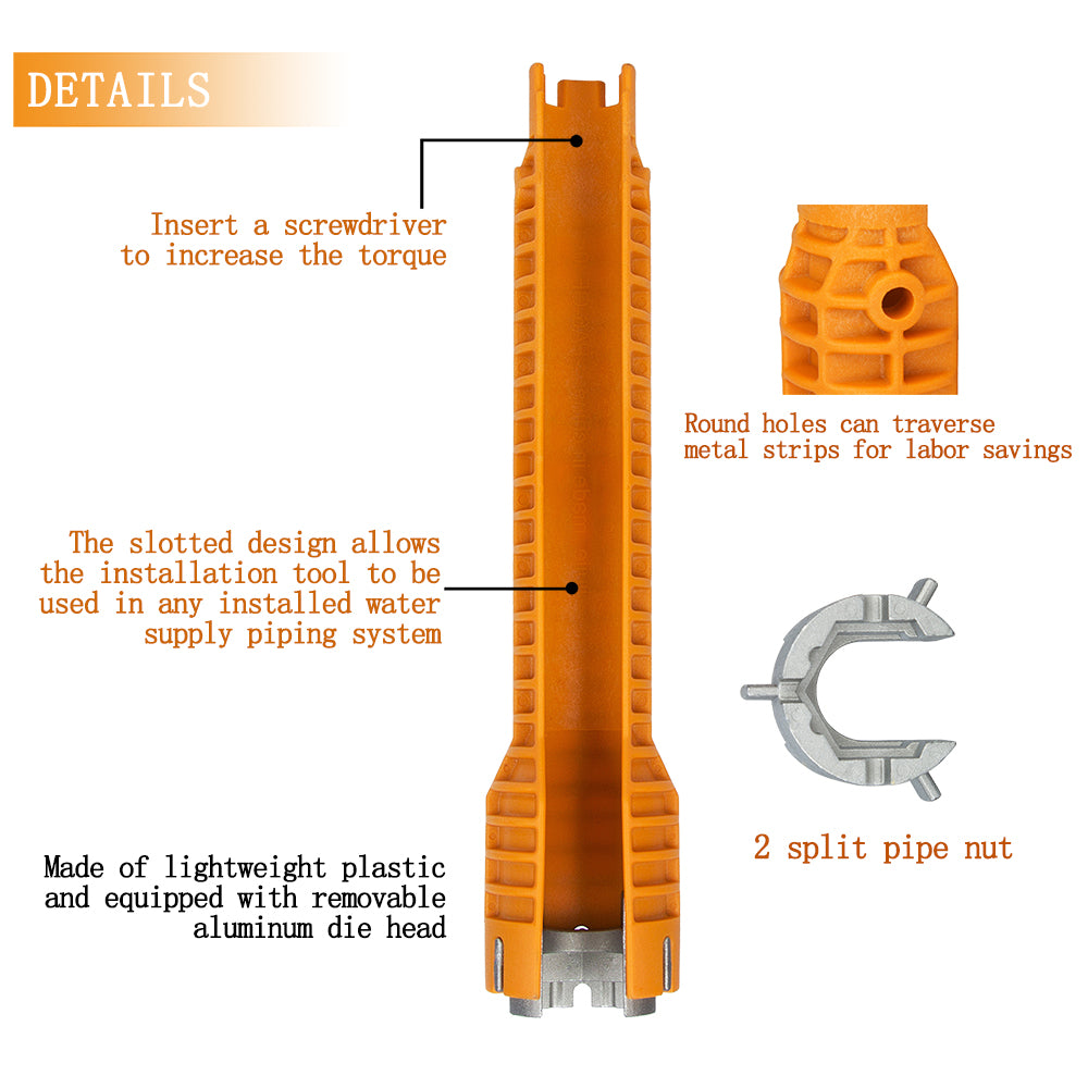 Multi-function Wrench Faucet Sink Socket Wrench