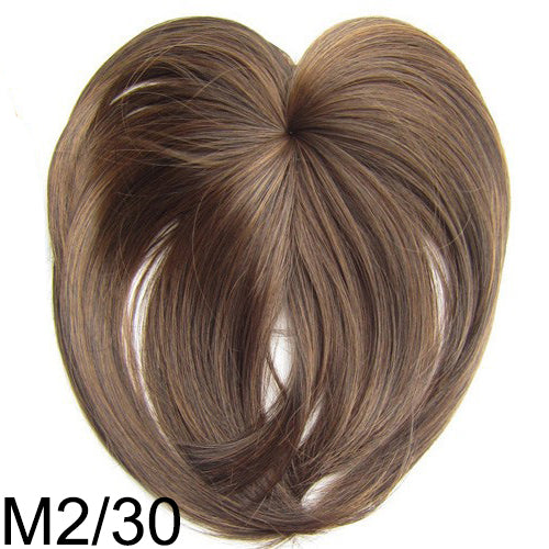 High Temperature Silk Chemical Fiber Wig Top Heart Bangs