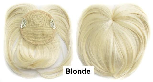 High Temperature Silk Chemical Fiber Wig Top Heart Bangs