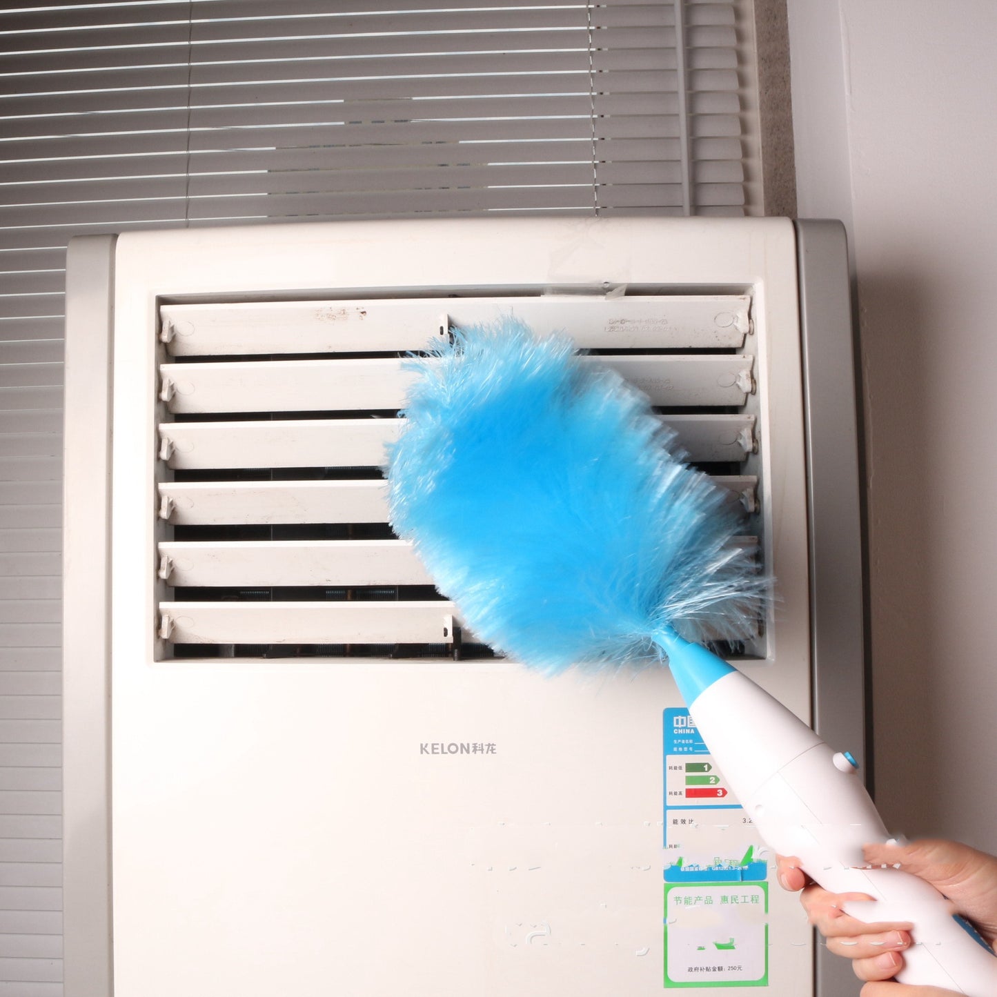 Adjustable Electric Feather Duster Dirt Dust Brush