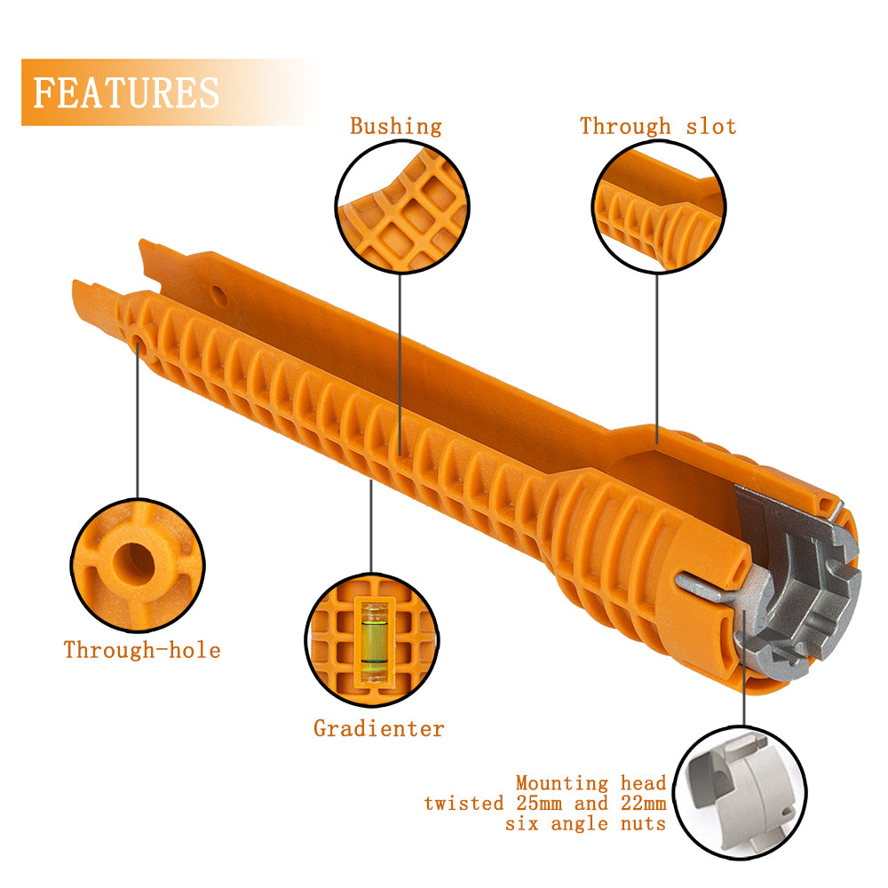 Multi-function Wrench Faucet Sink Socket Wrench