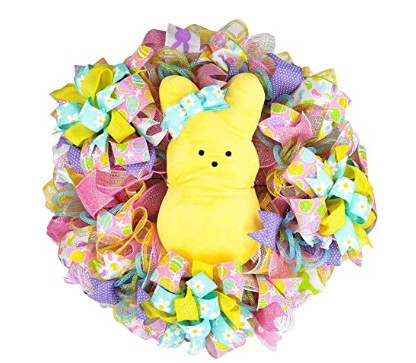 Cute Easter Decoration Rabbit Wreath Lovely Faceless Doll Easter Thief Bunny Butt And Ears Cartoon Rabbits