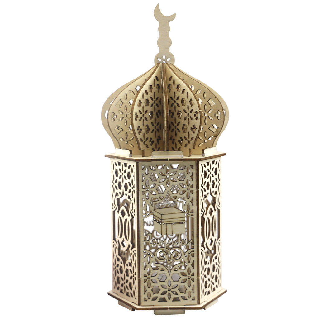 Ramadan Festival Decorative Eooden Crafts Ornaments