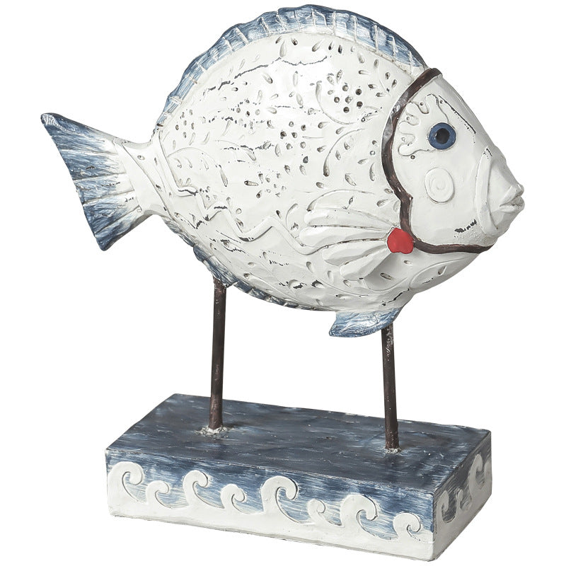 Nordic Resin Desktop Decoration American Countertop Home Fish Decoration Decoration Living Room Study Bedroom