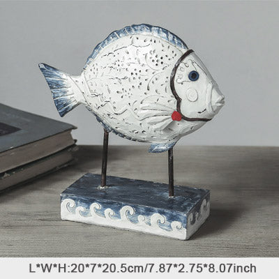 Nordic Resin Desktop Decoration American Countertop Home Fish Decoration Decoration Living Room Study Bedroom