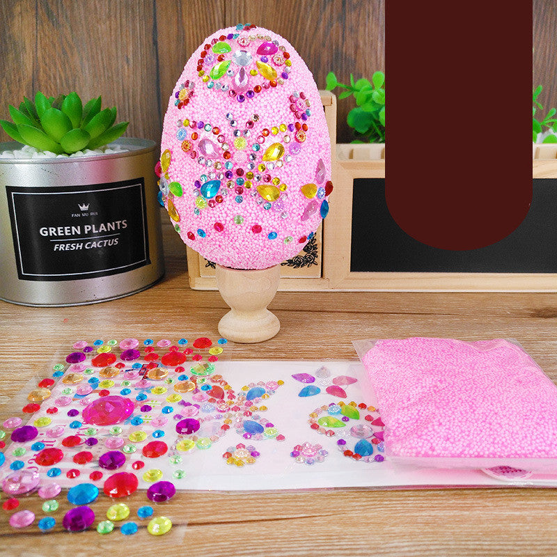 Creative Easter Egg Painted Snow Mud Decoration Set