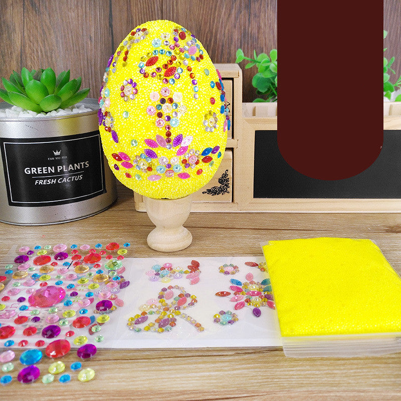 Creative Easter Egg Painted Snow Mud Decoration Set