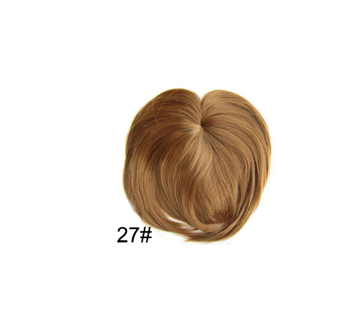 High Temperature Silk Chemical Fiber Wig Top Heart Bangs