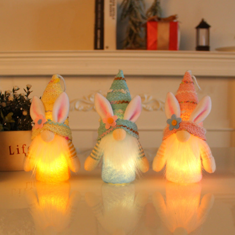 Lovely Easter Faceless Gnome Toy Holiday Party Table Decoration Home