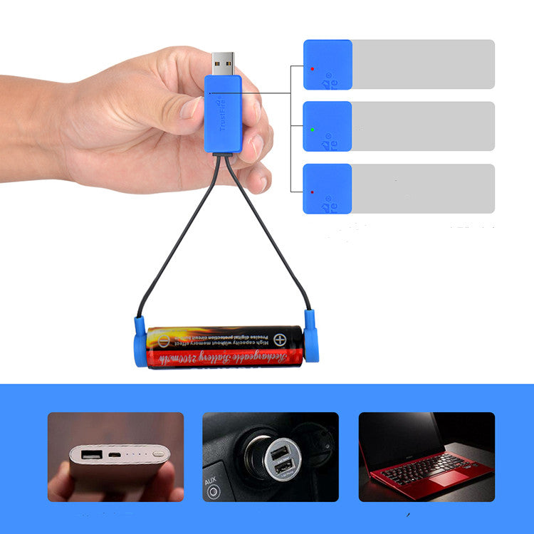 Charger 3.7V Lithium Battery Multi-function Usb Line Magnetic Charging