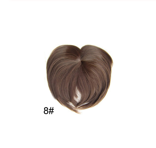 High Temperature Silk Chemical Fiber Wig Top Heart Bangs