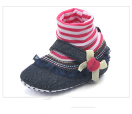 AutumnWinter Sock Head Baby Shoes