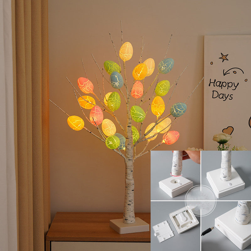 Led Easter Egg Tree Home Decoration Lights