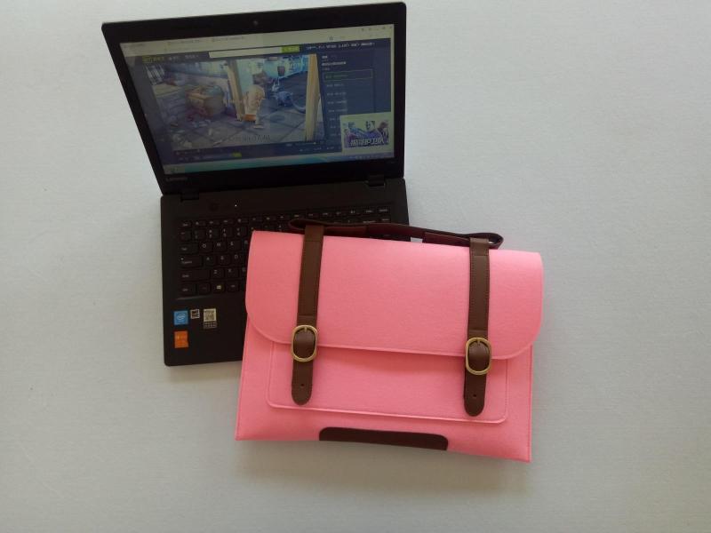 Laptop bag, pocket makeup bag