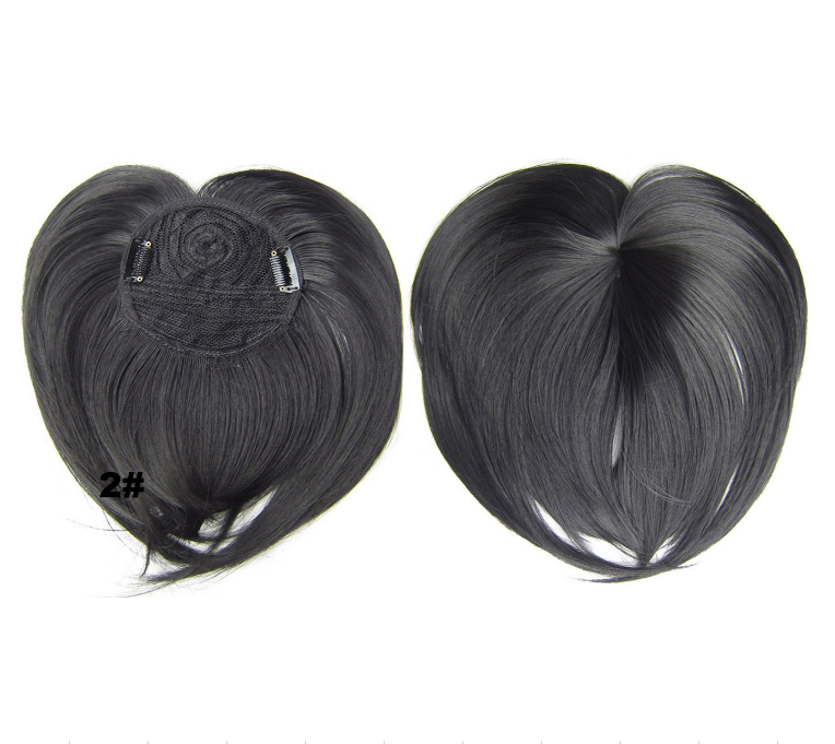 High Temperature Silk Chemical Fiber Wig Top Heart Bangs