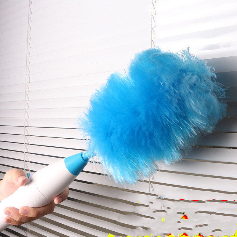 Adjustable Electric Feather Duster Dirt Dust Brush