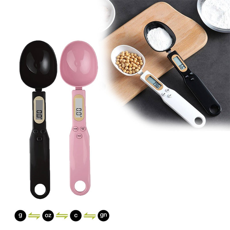 Electronic Kitchen Scale LCD Digital Measuring Food Flour Digital Spoon Mini Kitchen Tool For Milk Coffee Scale