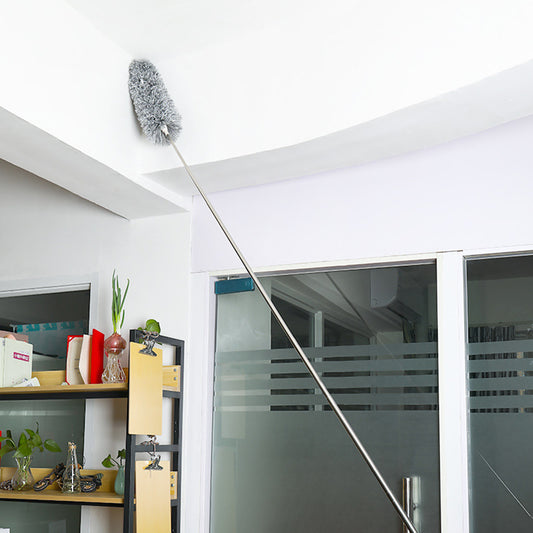 Creative Japanese Style Cleaning Feather Duster Stainless Steel Ceiling