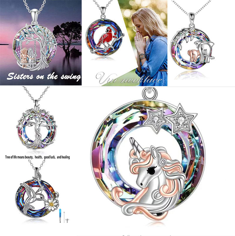 Fashion Tree Of Life Necklace Jewelry Pendant Personality Simple Hollow