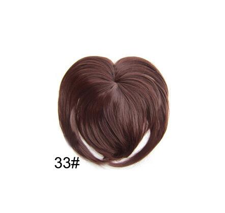 High Temperature Silk Chemical Fiber Wig Top Heart Bangs