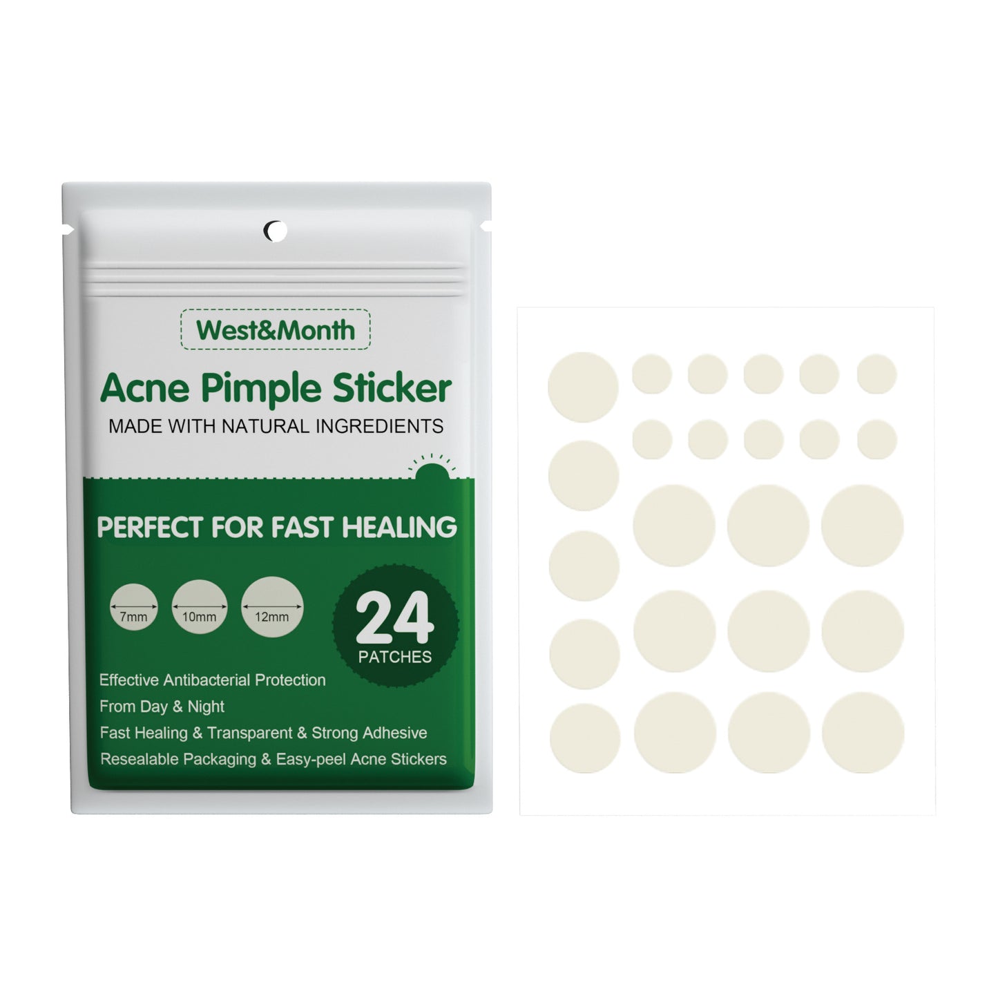 Repairing Essential Oil Waterproof Acne Patch Breathable