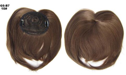 High Temperature Silk Chemical Fiber Wig Top Heart Bangs