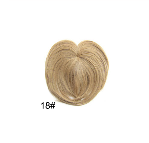 High Temperature Silk Chemical Fiber Wig Top Heart Bangs