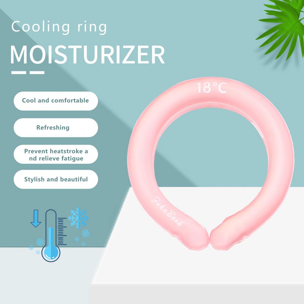 Summer Supplies Heatstroke Prevention And Cooling Artifact Ice Neck Outdoor Sports Cooling Ring Ice Cold Neck Collar