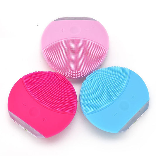 Electric Facial Cleanser, Facial Cleansing Brush, Pore Cleaner, Rechargeable Silicone Facial Cleanser, Electric Facial Cleansing Brush, Beauty Instrument