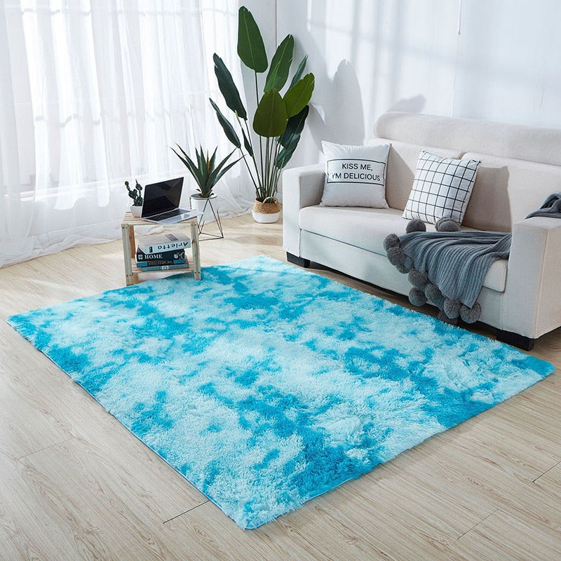 Soft Mat Carpet for Living Room Fluffy Bedroom Rug Carpet Bedroom Decor Plush Thick Kids Room Carpet Anti-slip Floor Mat tapis