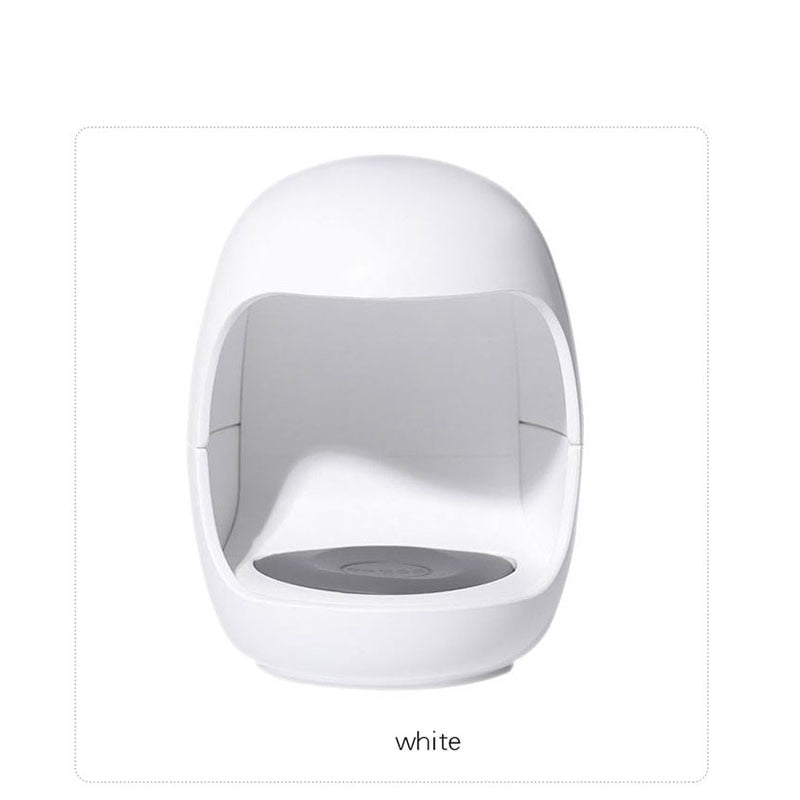 New USB interface Q Shape Phototherapy Nail Lamp Nail Polish Gel Curing Mini LED UV Lamp Travel Home Nail Art Timing Nail Dryer