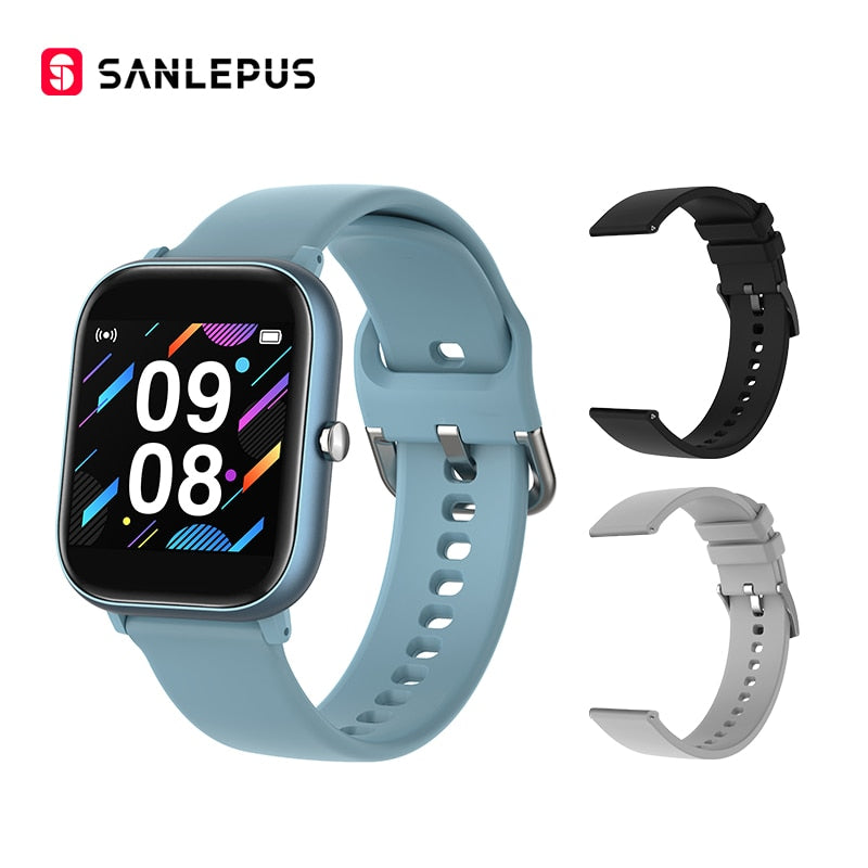 2022 SANLEPUS Smart Watch Sport Heart Rate Monitor Waterproof Fitness Bracelet Men Women Smartwatch For Android iOS Apple Xiaomi