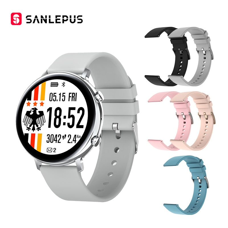 SANLEPUS ECG Smart Watch Dial Call 2022 NEW Men Women Waterproof Smartwatch Heart Rate Monitor For Android Apple Samsung