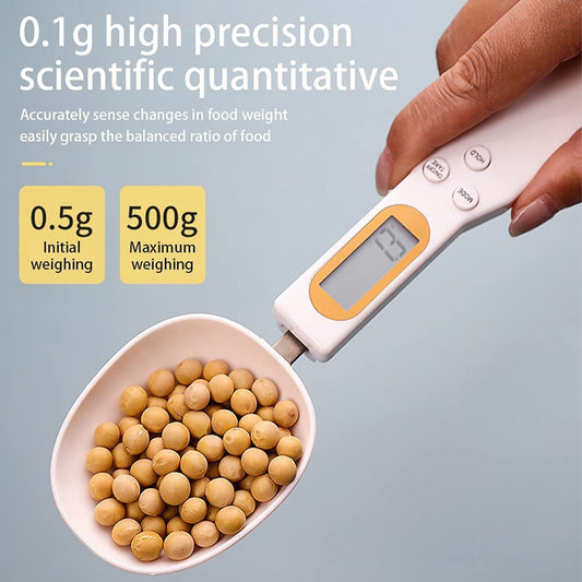 LCD Digital Kitchen Scale Electronic Cooking Food Weight Measuring Spoon 500g 0.1g Coffee Tea Sugar Spoon Scale Kitchen Tool