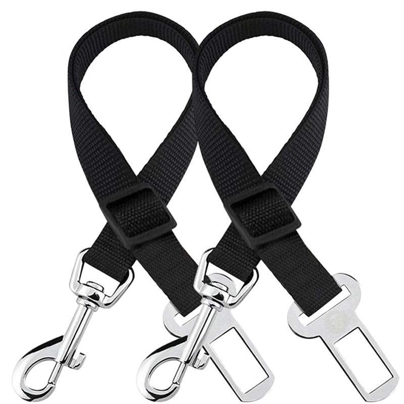 Pet Dog Cat Car Seat Belt Dog Accessories Adjustable Harness Lead Leash Small Medium Travel Clip Puppy Collar Leash Pet Supplies