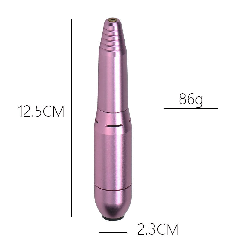 35000RPM Rechargeable Nail Drill Machine Portable Manicure Pedicure Drill Machine Salon Nail Drill Machine Recharge Nail Drill