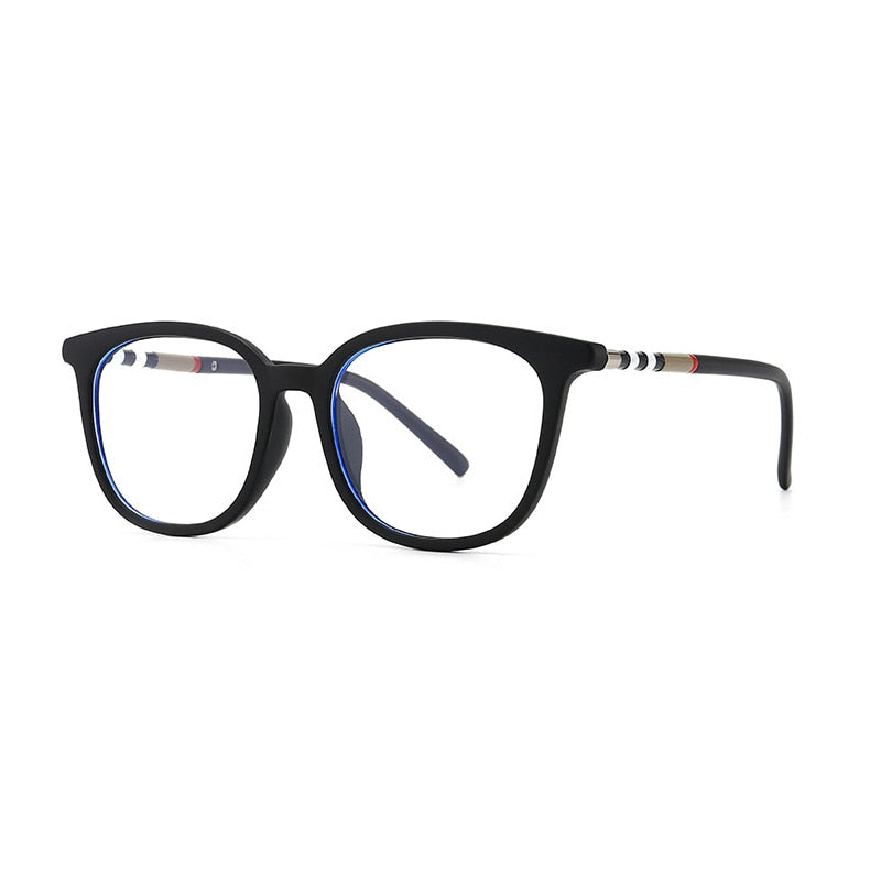 SHAUNA Anti Blue Light TR90 Women Cat Eye Glasses Frames Luxury Men Optical Computer Glasses