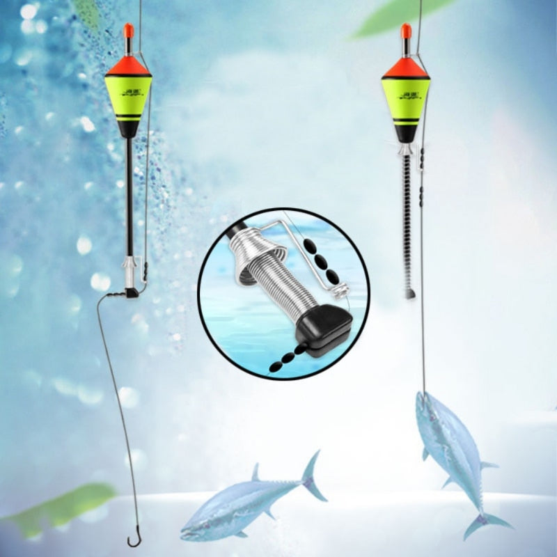 1Pcs Portable Automatic illuminate Fishing Float Fishing Accessories Fast Fishing Artifact Fishing Float Device Hot