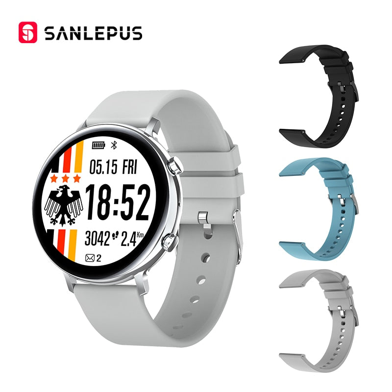 SANLEPUS ECG Smart Watch Dial Call 2022 NEW Men Women Waterproof Smartwatch Heart Rate Monitor For Android Apple Samsung