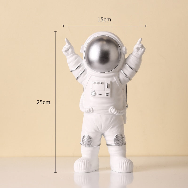 Nordic Modern Astronaut Miniature Figurines Resin Craft Home Fairy Garden Desk Decoration Furnishing Articles Room Accessories