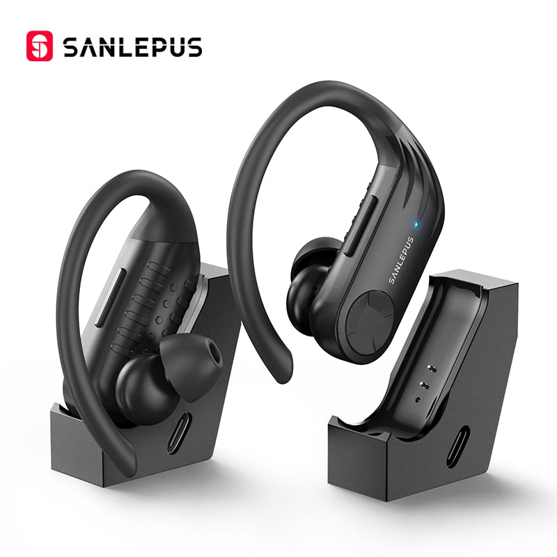 SANLEPUS B1 Led Display Bluetooth Earphone Wireless Headphones TWS Stereo Earbuds Sport Gaming Headset For Xiaomi Huawei iPhone