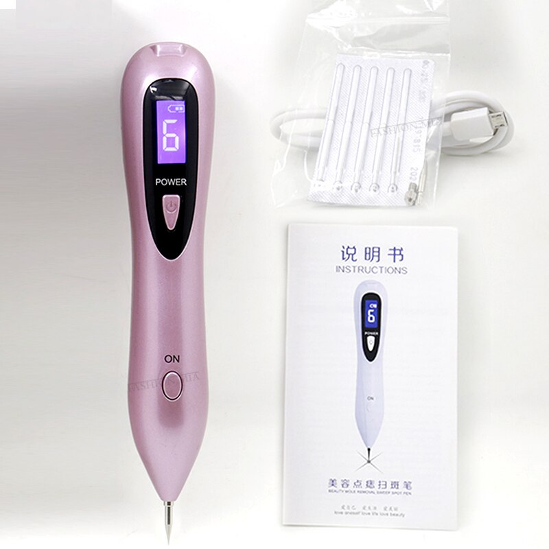 6 level Spot Remover Laser Plasma Pen Skin Care Mole Removal Dark  Skin Wart Tattoo Removal Tool Laser Plasma Beauty Care gun