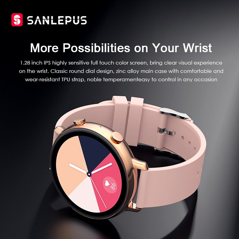 SANLEPUS ECG Smart Watch Dial Call 2022 NEW Men Women Waterproof Smartwatch Heart Rate Monitor For Android Apple Samsung