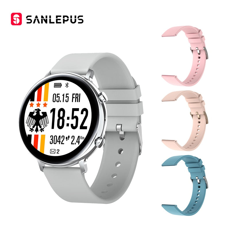 SANLEPUS ECG Smart Watch Dial Call 2022 NEW Men Women Waterproof Smartwatch Heart Rate Monitor For Android Apple Samsung