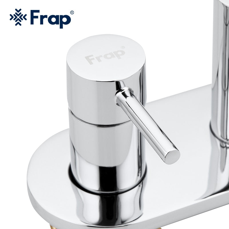 Frap 6 styles Brass Single Cold & Cold hot Water Corner Valve Bidet faucets Function square Hand Shower Head Tap Crane for woman