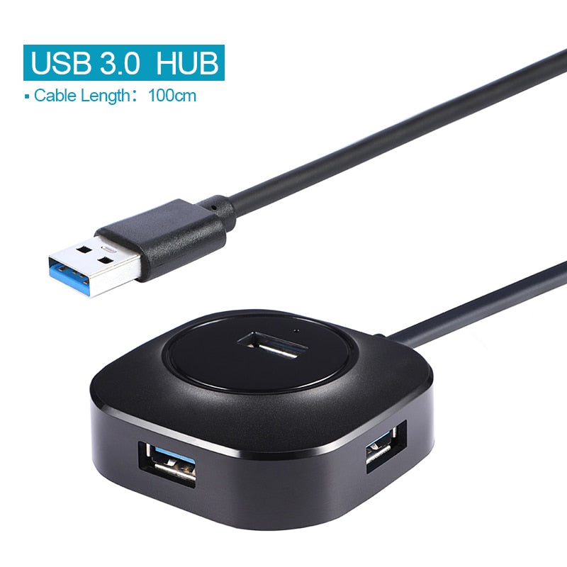 USB 3.0 HUB 2.0 Multi USB Splitter For PC Multiple USB 4 Port Expander High Speed 3 Hab Mini Micro USB3.0 Hub Card Reader