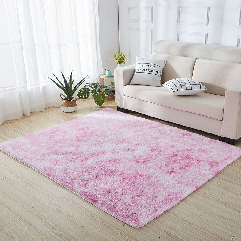 Soft Mat Carpet for Living Room Fluffy Bedroom Rug Carpet Bedroom Decor Plush Thick Kids Room Carpet Anti-slip Floor Mat tapis