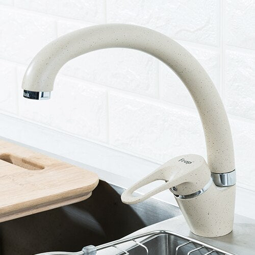 FRAP  Brass 5 color Kitchen sink faucet Mixer Cold And Hot Single Handle Swivel Spout Kitchen Water Sink Mixer Tap Faucets F4113