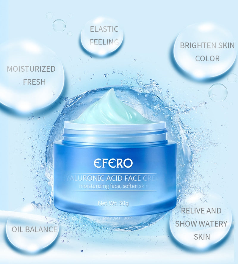 EFERO Hyaluronic Acid Essence Serum Lifting Day Cream Face Cream Moisturizing Anti Aging Wrinkle Whitening Bright Face Cream